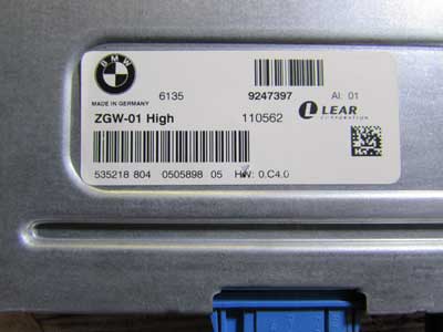 BMW Central Gateway Control Module Unit Lear ZGW--01 High 61359247397 F10 528i 535i 550i F12 640i 650i F01 740Li 750i3